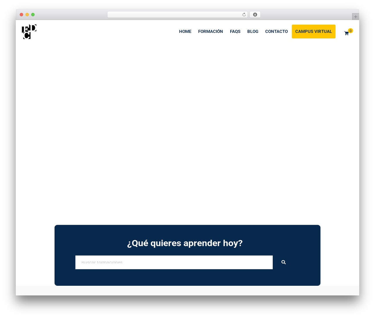 ECD best WordPress theme - ecdmalaga.com