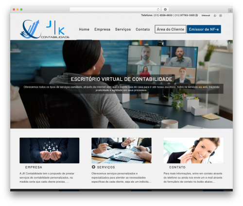 Aria WordPress plugin - jkcontabilidade.com