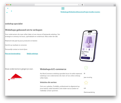 fast WordPress theme - impress-webdesign.nl