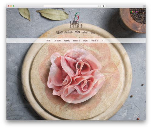 FDG WordPress theme - lefamigliedelgusto.com