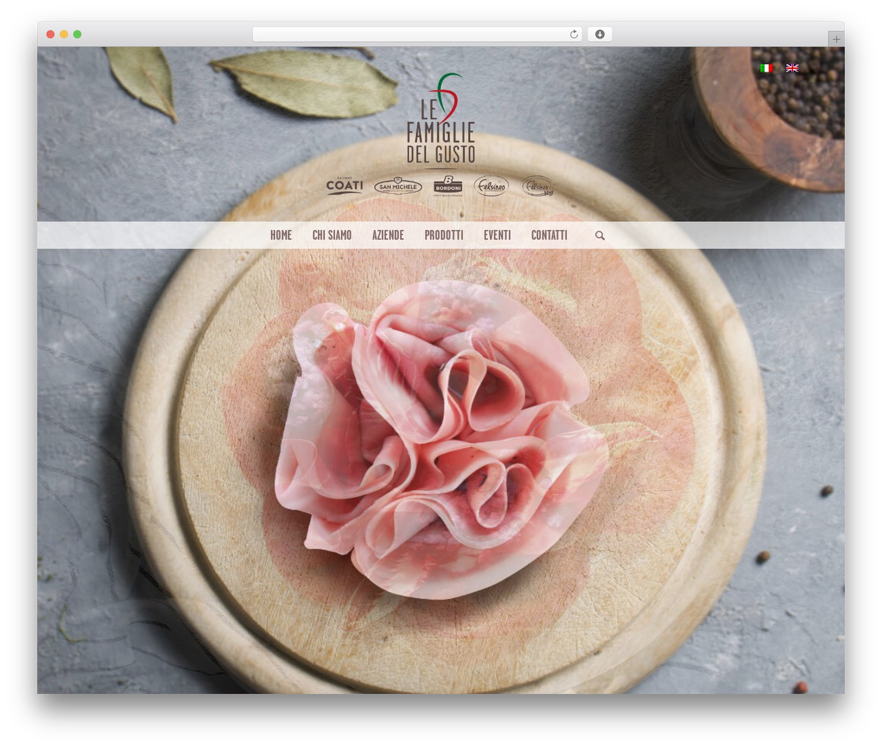 fdg WordPress theme - lefamigliedelgusto.com