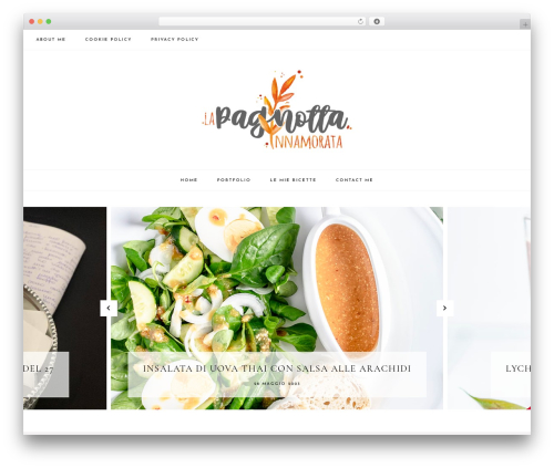 Genesis theme WordPress - lapagnottainnamorata.com