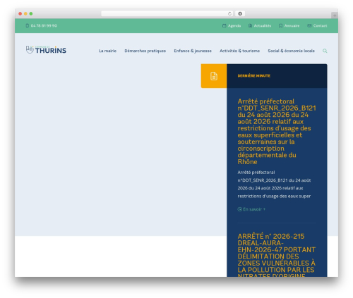 hh premium WordPress theme - thurins-commune.fr