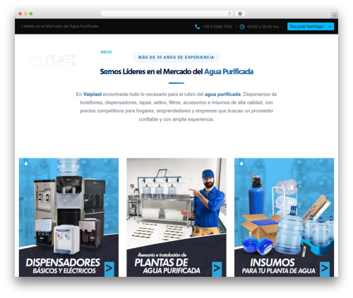 Induscity vc addons WordPress plugin - vaiplast.cl