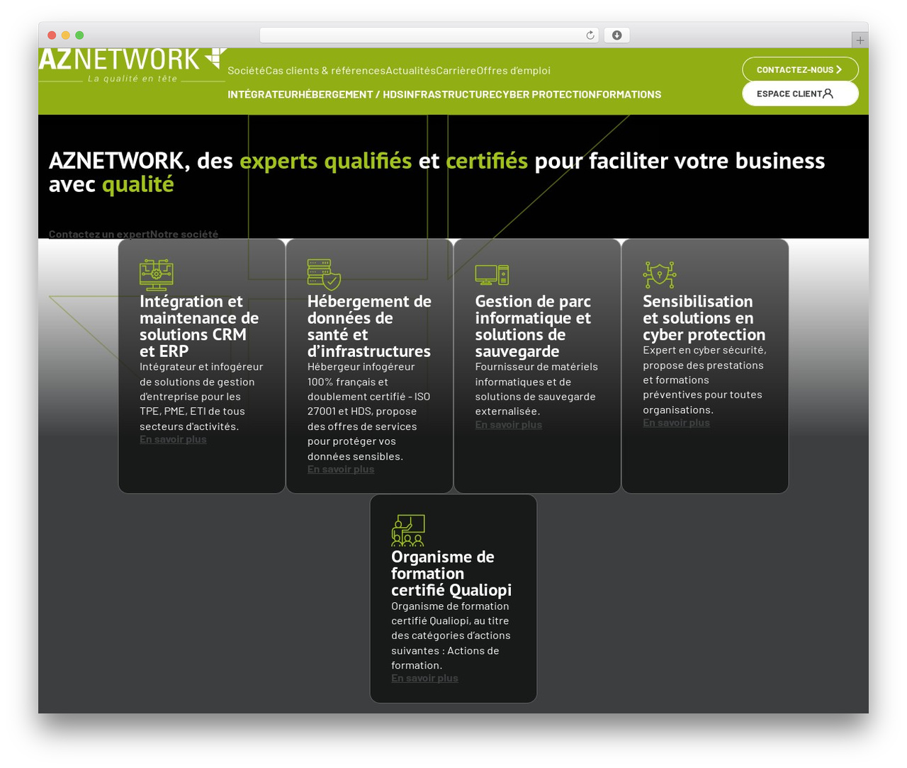 Infocob Web Theme WordPress website theme - aznetwork.eu