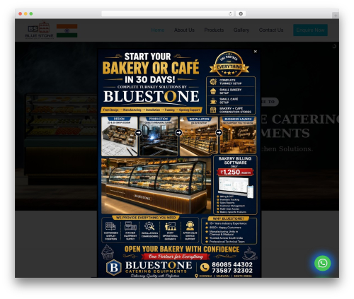 klicknet theme WordPress - bluestonecateringequipments.com