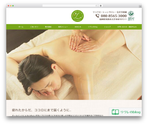 MAXX WordPress theme - healingroomlivere.com