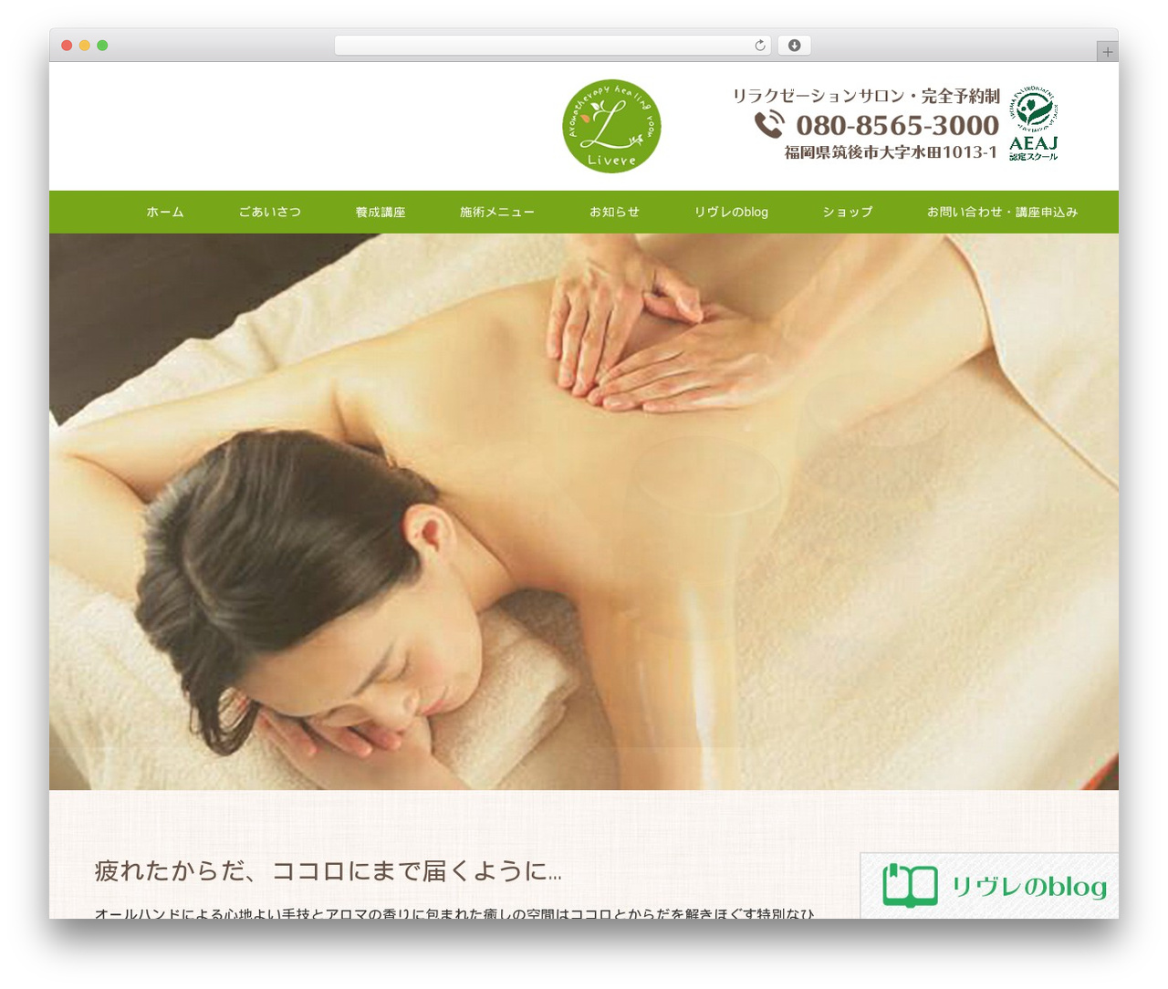 MAXX WordPress theme - healingroomlivere.com