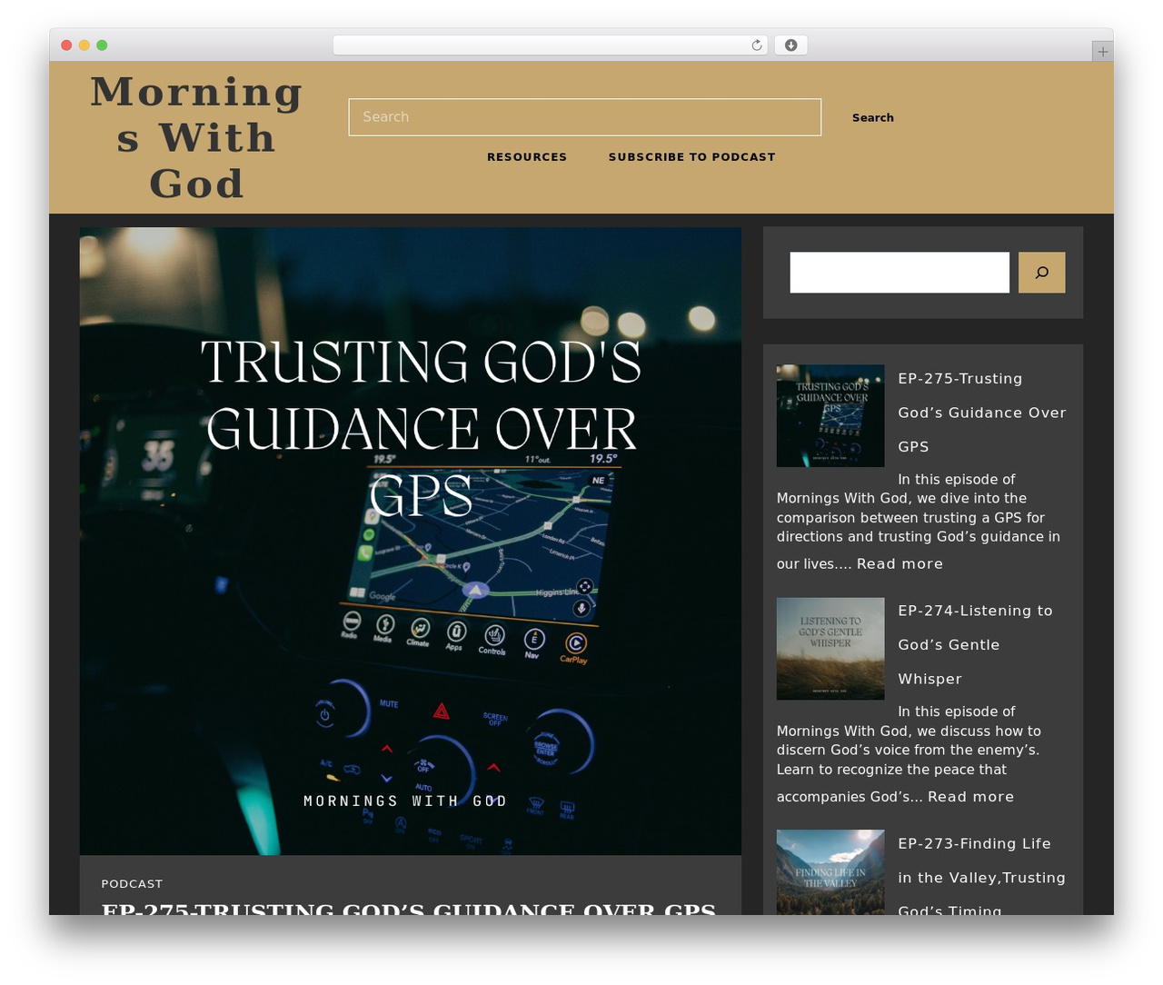Ultimate Blogger theme WordPress - morningswithgod.com