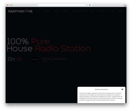 Qtmplayer WordPress plugin - partygroove.it