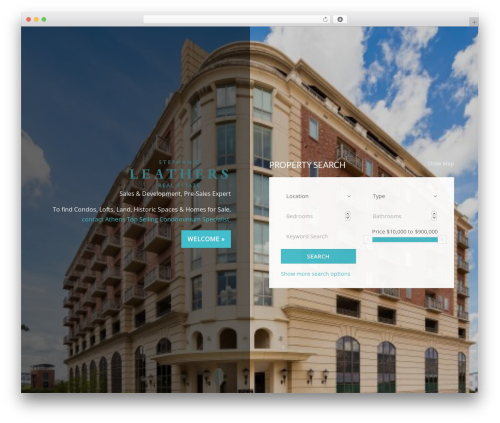 Realty top WordPress theme - stephanieleathers.com
