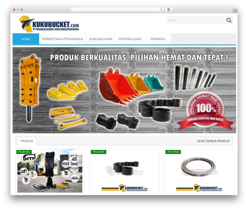 Responsive Shop Theme WordPress ecommerce theme - kukubucket.com