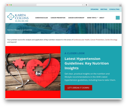 Theme WordPress Beaver Builder Theme - karencollinsnutrition.com