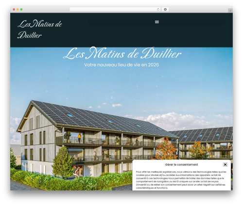 Tenton theme WordPress - matins-duillier.ch