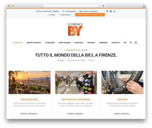 TheGem theme WordPress - florencebybike.it