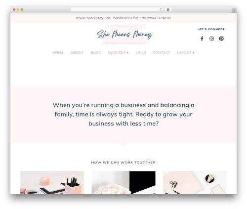 Theme WordPress ChicServe - shemeansmoney.com
