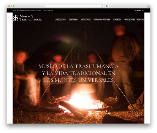 Theme WordPress The7 - museodelatrashumancia.com