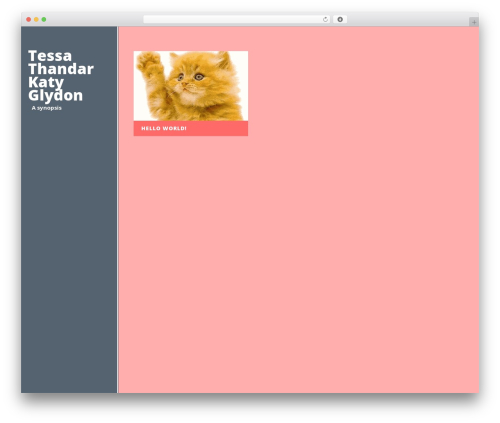 Theme WordPress Tiles - thandar.com