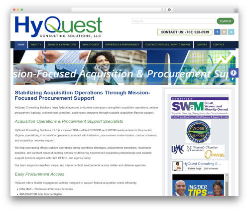 Triggerfish Responsive best WordPress theme - hyquestconsulting.com