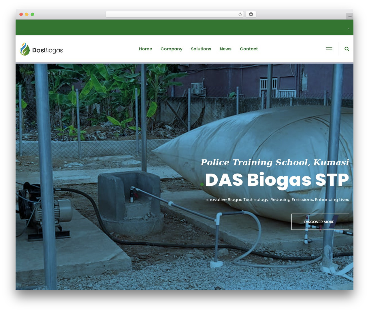 UonCorp WordPress theme - dasbiogas.com