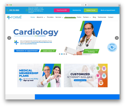 WealthCo theme WordPress - formemedicalcenter.com
