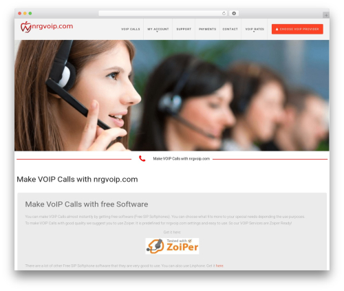 WordPress theme ALASKA - nrgvoip.com