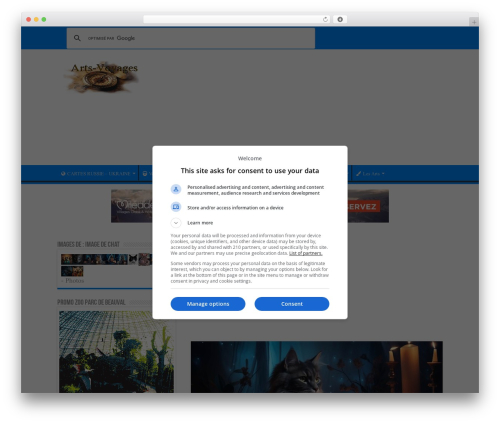 WordPress theme Evasion - evasion-online.com