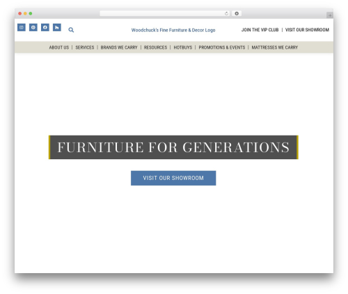 WordPress theme Hello Elementor - woodchucksfurniture.com