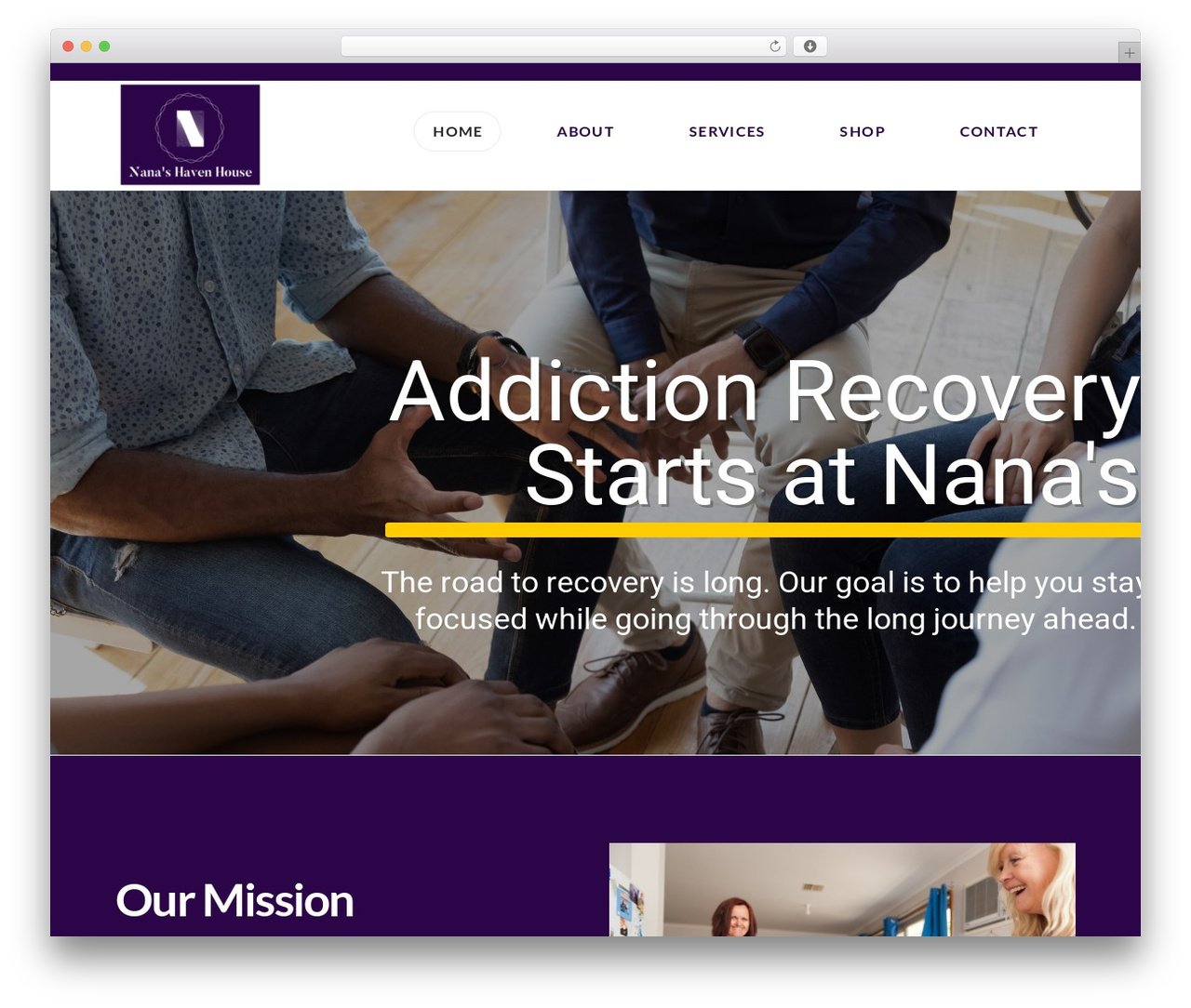 WordPress theme X - nanashavenhouse.org