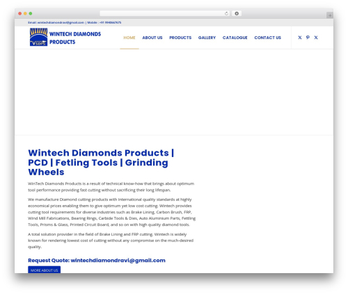 WordPress website theme klicknet - wintechdiamondprods.com