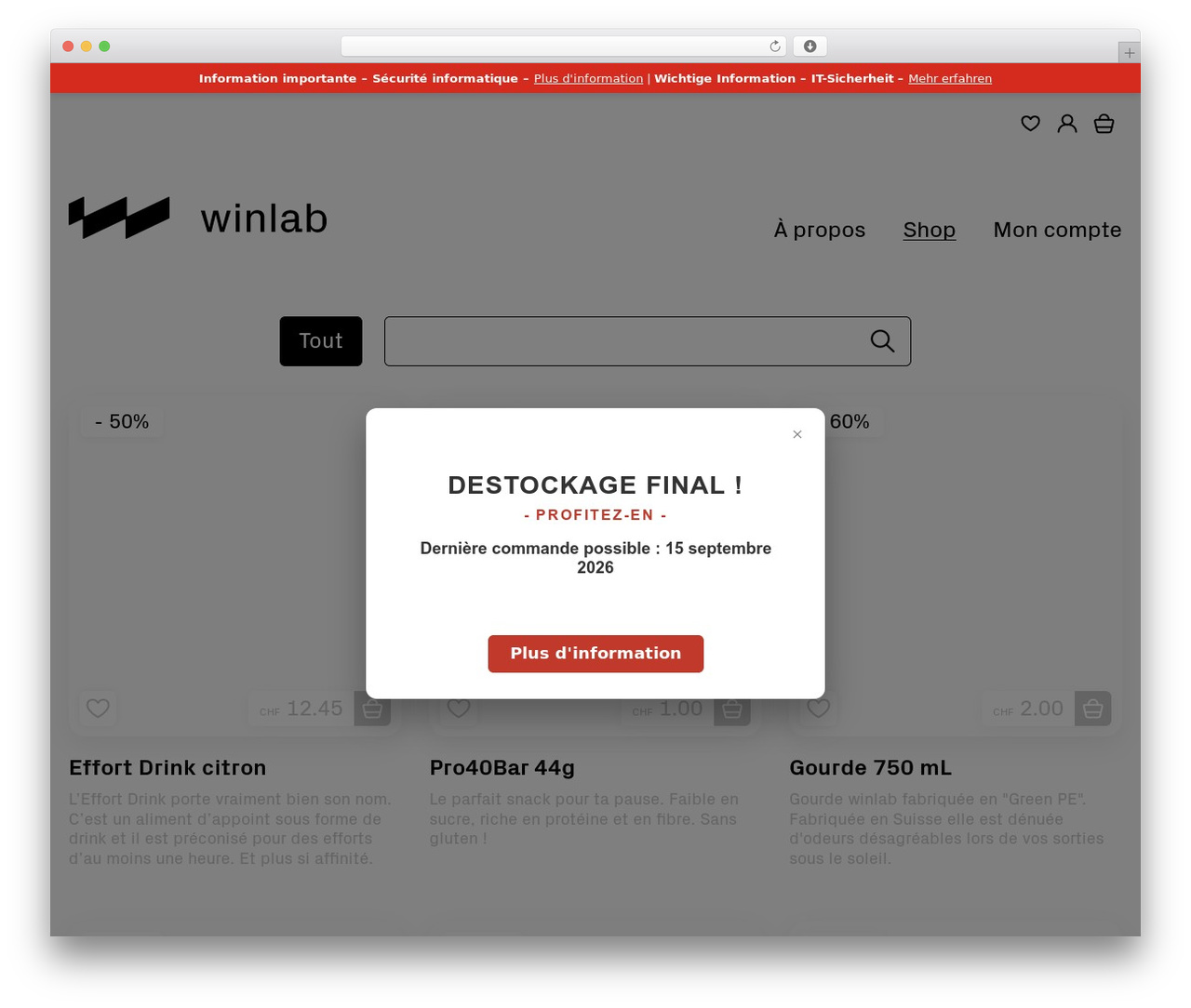 WordPress website theme Winlab - winlab.ch