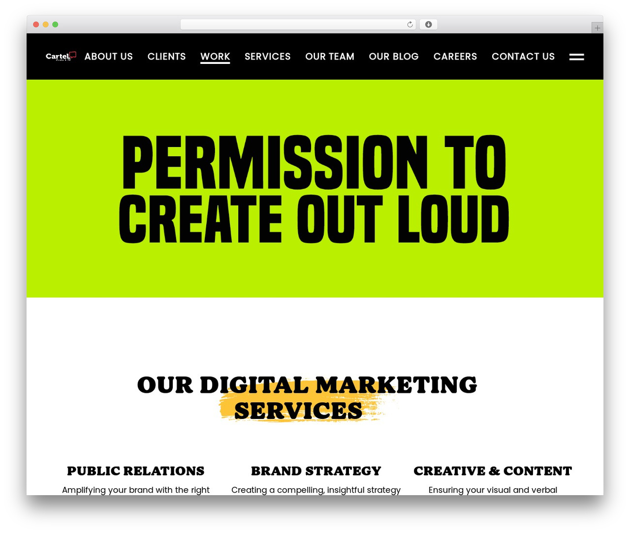 Boldlab Child WordPress theme - cartelpr.com