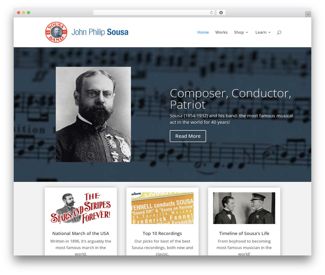 Divi WordPress theme - sousamusic.com Divi WordPress theme - sousamusic.com