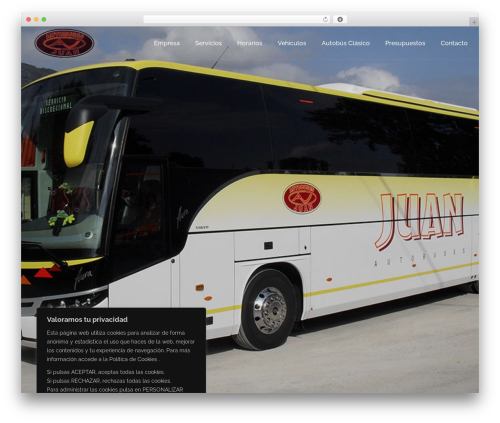 Lambda theme WordPress - autobusesjuan.com