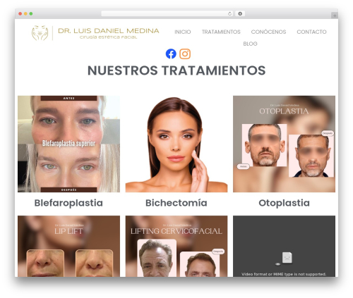 Progery WordPress theme - drluisdanielmedina.com