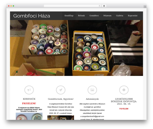 Theme WordPress Asteria Lite - gombfocihaza.hu