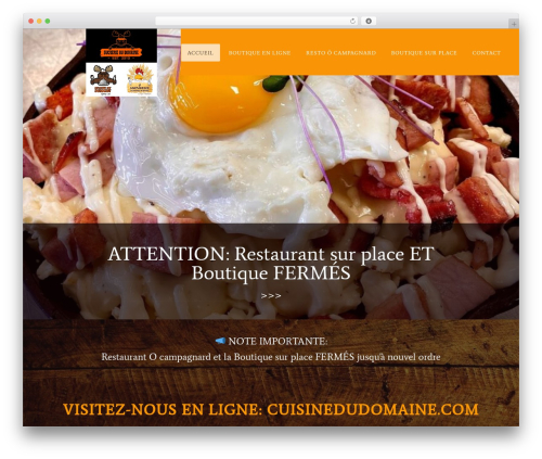 Cherry parallax WordPress plugin - sucreriedudomaine.com