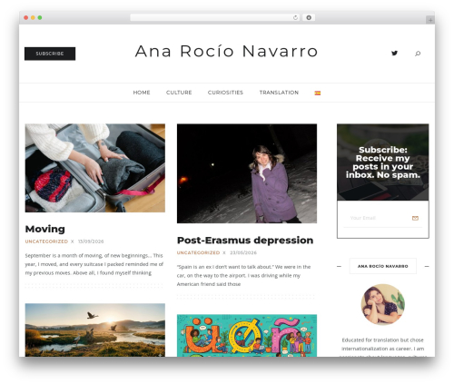 WordPress theme Brookside - anarocionavarro.com WordPress theme Brookside - anarocionavarro.com