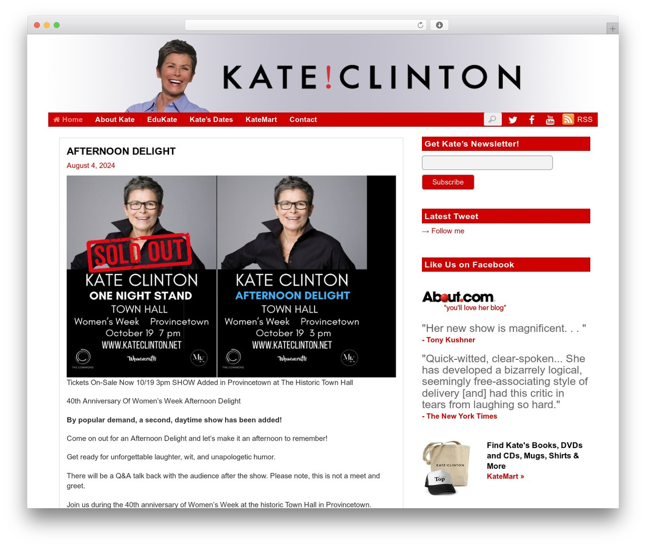 WordPress website theme Basic - kateclinton.net WordPress website theme Basic - kateclinton.net