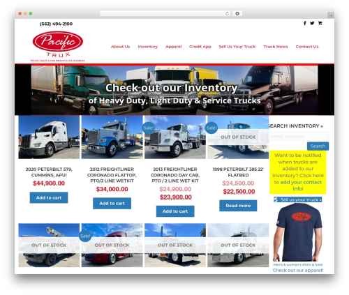 Beaver Builder Theme WordPress theme - pacifictrux.com