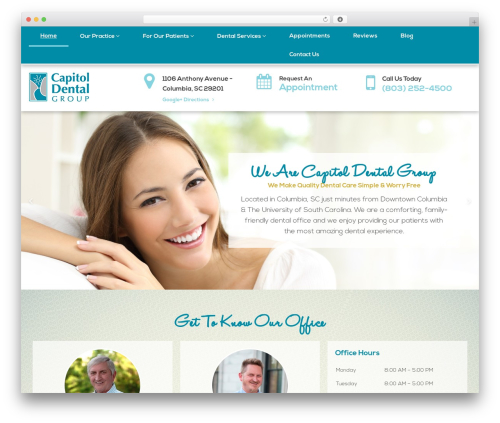CDG Theme WordPress theme - johnsoncapitoldentistry.com