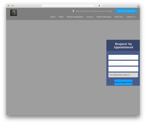 DoctorGenius Framework WordPress theme design - plainviewdental.com