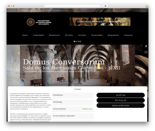 Refined Theme WP theme - monasteriohuerta.org
