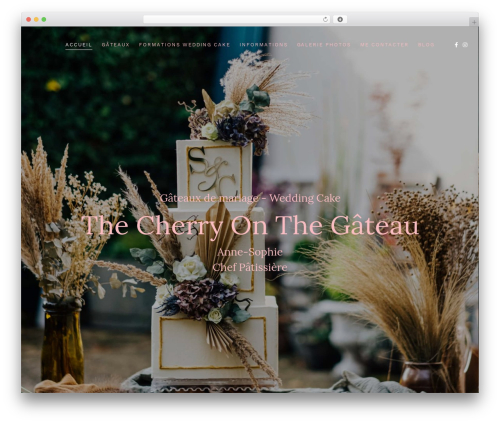 Theme WordPress Caverta - thecherryonthegateau.com