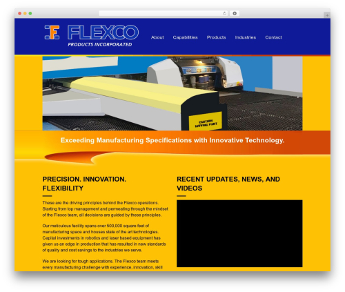 Themify Basic WordPress theme - flexcoproducts.com
