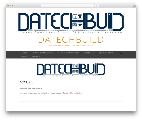 WordPress theme Suits - datechbuild.com