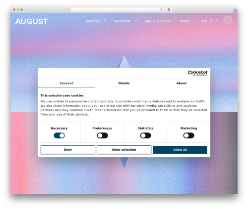 brbr WordPress theme design - august.fi