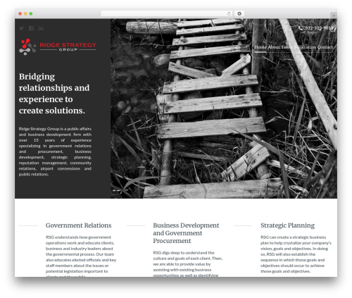 Cherry Framework top WordPress theme - ridgestrategy.com