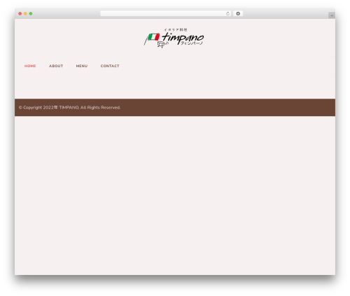 Chic Lite free WordPress theme - timpano2020.com