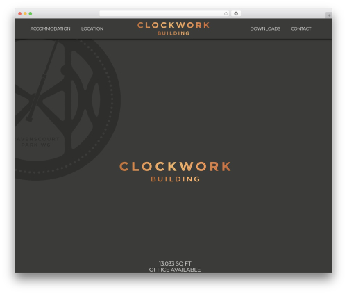 Clockwork WordPress theme - clockworkbuilding.co.uk